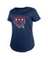 Фото #2 товара Women's Navy Los Angeles Dodgers Americana T-Shirt