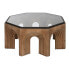 Фото #2 товара Кофейный столик Home ESPRIT Стеклянный древесина ели 99 x 99 x 46 cm