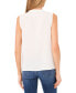 Фото #2 товара Women's Ruffled Button-Front Sleeveless Blouse