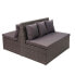 Фото #3 товара Садовый диван MCW Poly-Rattan 2er Sofa G16 (2er Set)