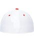 ფოტო #5 პროდუქტის Men's White Louisville Cardinals On-Field Baseball Fitted Hat