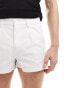 Фото #5 товара ASOS DESIGN pleated chino short in white