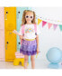 Little and Big Girls Lavender Petal Tutu Skirt Фиолетовый, 2-4 - фото #2