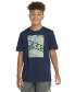 ფოტო #1 პროდუქტის Big Boys Short-Sleeve Play Sport Graphic Cotton T-Shirt
