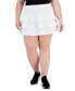 ფოტო #2 პროდუქტის Plus Size Flounced Active Skort, Created for Macy's