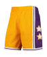 Фото #2 товара Men's Gold Western Conference Hardwood Classics 1972 All-Star Game Swingman Shorts