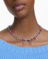 ფოტო #5 პროდუქტის Silver-Tone Crystal Mixed Cut Collar Necklace, 14" + 1-3/4" extender