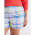 Joyspun Woven Pajama Boxer Shorts Women Plaid Relaxed Pull-On 2X 18W-20W