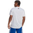 ADIDAS Aeroready Workout Silicone Print Linear Logo short sleeve T-shirt