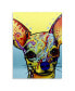 Фото #1 товара Dean Russo 'Chihuahua' Floating Brushed Aluminum Art - 16" x 22" x 1"