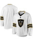 Men's White and Black Vancouver Warriors Replica Jersey