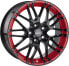 Фото #1 товара Колесный диск литой Oxigin 14 Oxrock black foil tomato red 7.5x17 ET35 - LK5/112 ML72.6