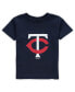 ფოტო #1 პროდუქტის Boys and Girls Infant Navy Minnesota Twins Primary Team Logo T-shirt