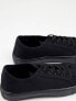 Фото #3 товара ASOS DESIGN Wide Fit Dizzy lace up trainers in black drench