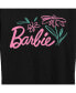 Фото #3 товара Trendy Plus Size Barbie Spring Graphic Short Sleeve T-shirt