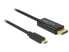 Фото #1 товара Delock 85255 - 1 m - USB Type-C - DisplayPort - Male - Male - Gold