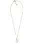 Charming bronze necklace with white Sofie Sea Glass SKJ1813791