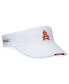 ფოტო #4 პროდუქტის Men's White Arizona State Sun Devils Flare Adjustable Visor