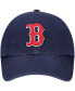 Boys Navy Boston Red Sox Team Logo Clean Up Adjustable Hat