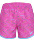 ფოტო #9 პროდუქტის Little Girls Dri-FIT Swoosh Logo Short Sleeve Tee and Printed Shorts Set