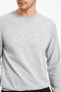 Erkek Gri Baskılı Slim Fit Sweatshirt L7725AZ.19WN.GR210