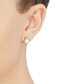 Cultured Freshwater Pearl (7mm) & Diamond (1/8 ct. t.w.) Stud Earrings in 14k Gold