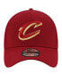 ფოტო #2 პროდუქტის Men's Wine Cleveland Cavaliers Logo 39THIRTY Flex Hat