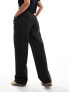 Фото #5 товара Miss Selfridge tailored wide leg trouser in black