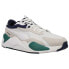 Фото #2 товара Puma RsX3 Twill Airmesh Lace Up Mens White Sneakers Casual Shoes 36884505