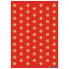 BANDAI Sticker Decor Stars. Red/Gold Ø8