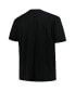 Фото #2 товара Mitchell Ness Men's Black Atlanta Hawks Big Tall Hardwood Classics Vintage-like Logo T-Shirt