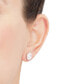 ფოტო #2 პროდუქტის IGI Certified Lab Grown Diamond Oval Halo Stud Earrings (2 ct. t.w.) in 14k White Gold