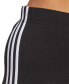 ფოტო #6 პროდუქტის Plus Size Essentials 3-Stripes Bike Shorts