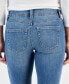 Фото #4 товара Petite Mid Rise Raw-Edge Denim Bermuda Shorts, Created for Macy's