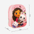 3D School Bag Gabby's Dollhouse Pink 25 x 31 x 10 cm