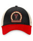 Men's Black Texas Tech Red Raiders Refined Trucker Adjustable Hat