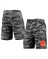 ფოტო #1 პროდუქტის Men's Charcoal and Gray Clemson Tigers Camo Backup Terry Jam Lounge Shorts