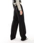 Фото #3 товара ASOS DESIGN Tall tailored pull on trouser in black pinstripe