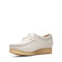 [26165560] WOMENS CLARKS WALLABEE - WHITE NUBUCK