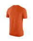 ფოტო #4 პროდუქტის Men's Heathered Orange Clemson Tigers Vintage-Like Logo Tri-Blend T-shirt