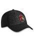 Фото #3 товара Men's Black Ottawa Senators Authentic Pro Rink Flex Hat