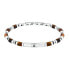 MASERATI Iconic Tiger Eye 19 3 cm bracelet