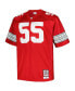 Фото #3 товара Men's Nick Mangold Scarlet Ohio State Buckeyes Big and Tall Legacy Jersey