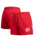 Women's Red Coca-Cola Smile Coke Fleece Shorts Красный, M - фото #1