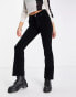 Фото #1 товара ASOS DESIGN low rise rigid flare jean in black cord