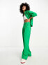 Фото #3 товара Object straight leg trouser co-ord in bright green