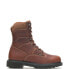 Wolverine Tremor DuraShocks 8" W04328 Mens Brown Leather Wide Work Boots