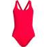 Women's Chlorine Resistant X-Back High Leg Soft Cup Tugless Sporty One Piece Swimsuit