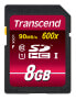 Фото #3 товара Карта памяти Transcend SDXC 8GB UHS-I 600x
