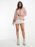 Фото #10 товара Urban Revivo short teddy bear jacket in pink